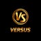 Versus battle logo background game. VS concept vector fight icon versus contest competition