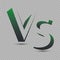 Versus Logo. VS Vector Letters Illustration. Competition Icon. Fight Symbol.