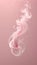 Vertical abstract texture pale pink color background with pink smoke