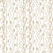 Vertical abstract white and beige seamless pattern of random rough, twisted part of triangles or broken lines, circles shapes