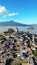 Vertical Aerial Video Capturing the Details of Janitzio Island in Patzcuaro