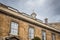 Vertical aspect of one of the famous old colleges at Cambridge University