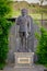 Vertical of Ataturk statue in a garden in Diyarbakir, Turkey