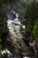 Vertical of Aubrey Falls in Ontario, Canada