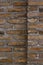 Vertical Background Pattern of Old Brick Wall Texture