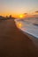 Vertical Beach Sunset, Oostende, Belgium