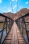 Vertical beautiful shot of a bridge above the Colorado River in the Grand Canyon