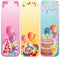 Vertical birthday banners