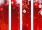 Vertical Christmas Banner Red Decoration