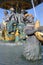 Vertical close-up shot of statues of the De La Concorde Gambar fountain in Paris, France