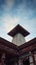 Vertical closeup shot of Manu Temple - a famous Hindu Temple in Manali, Himachal Pradesh, India