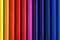 Vertical color pencils gradient spectrum texture