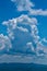 Vertical Cumulonimbus Storm Clouds, a Dense Towering Vertical Cloud