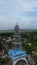 Vertical Drone Footage of Limboto Tower or Pakaya Tower in the Morning