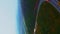 Vertical drone shot of cargo truck moving on a mountain road