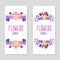 Vertical Flower Banners