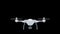 Vertical flying drone animation future