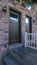 Vertical frame Entrance door to an apartment or townhouse