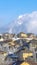 Vertical frame Scenic town with unobstructed view of towering snowy peaks of Wasatch Mountain