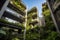 vertical garden, bringing nature and greenery to urban jungle of concrete and steel