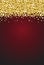 Vertical Gold Shimmer Sparkle on Burgundy Red Background Vector 1