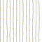 Vertical hand drawn black lines and gold foil dots seamless vector pattern.