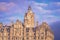 Vertical image of the Balmoral Hotel clock town, Edinburgh