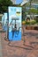 Vertical Image of Electric Charging Stations in Portland, Oregon
