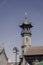 Vertical image of minaret of The Great Mosque of Hohhot, China