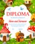 Vertical kids diploma fantasy homes