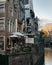 Vertical of La Margarita Mexican restaurant in Amsterdam, Netherlands