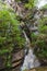 Vertical landscape with Honey waterfalls