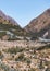 Vertical landscape of Quime, in the Apartment of La Paz, Bolivia. Quime is an idillyc and small town located in a deep forested