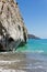 Vertical limestone walls of Palinuro, Salerno, Italy