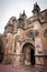 Vertical low angle shot of the beautiful facade of St. Giles\' Cathedral captured in Edinburgh, UK