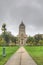 Vertical of Manitoba Legislature Building in Winnipeg, Manitoba