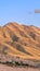 Vertical Mountains along the Utah Valley in golden light