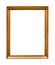 Vertical narrow vintage wooden painting frame