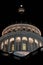 Vertical night view of the Utah State capital building