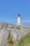 Vertical of Peggys Cove Lighthouse, Nova Scotia, Canada