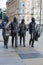 Vertical photo of The Beatles Statue in Liverpool Waterfront Pier Head, a very famous spot to take a picture in Liverpool,