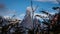 Vertical photo Cerro Torre climbing located in the Andes mountain range Argentina in El Chalten