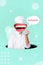 Vertical photo collage of faceless kitchen cooker man wear uniform fingers symbol culinary mouth say bellissimo isolated