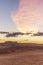 Vertical photo morning colorful landscape of magic sunrise in judean desert in Israel.