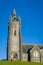 Vertical photo of Tarbert Parish Church tower