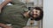 Vertical portrait of happy millennial Syrian male company employee