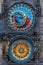 Vertical Prague Astronomical Clock