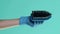 Vertical professional household hand gloves brush