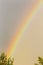 Vertical rainbow of evening sky