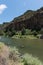 Vertical, the Rio Grande Flows near Taos New Mexico.